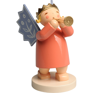 Wendt & Kuhn Angel Wearing Crown, with Small Trumpet