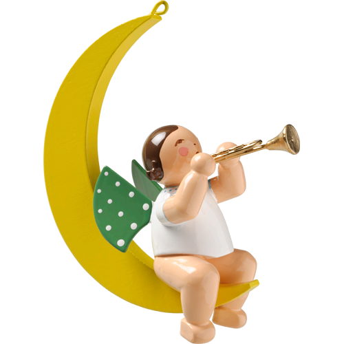 Wendt & Kuhn Angel with Trumpet, in Moon
