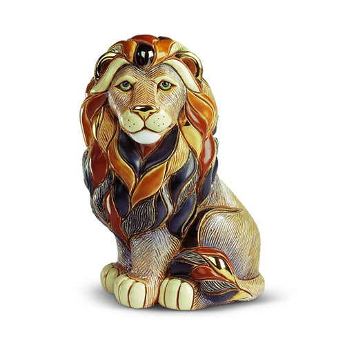 De Rosa Collections Lion Sitting - Large Figurine