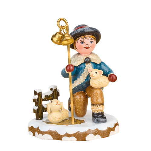 Hubrig Volkskunst Caroler - The Good Shepherd 9cm Figurine