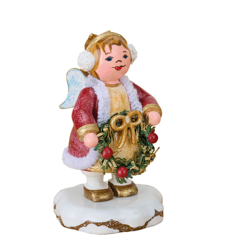 Hubrig Volkskunst Heavenly Child with Wreath Figurine