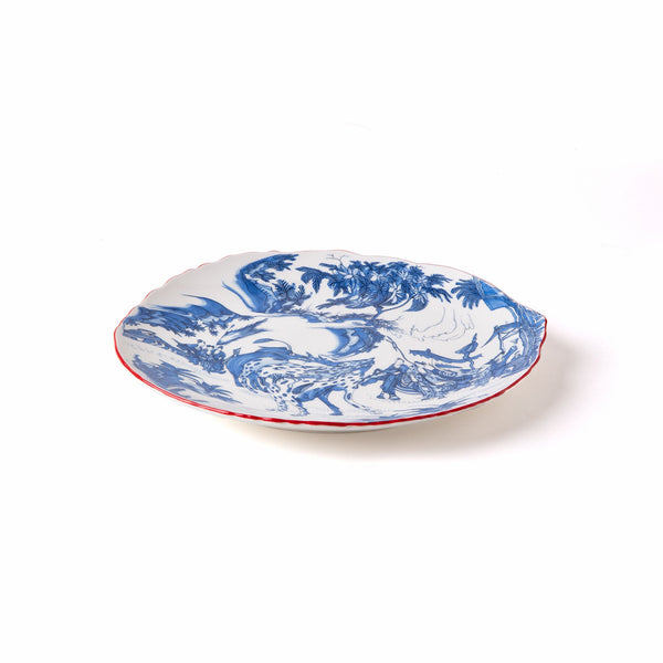 Load image into Gallery viewer, Seletti Classics on Acid - Blue Chinoiserie - Dinner Plate

