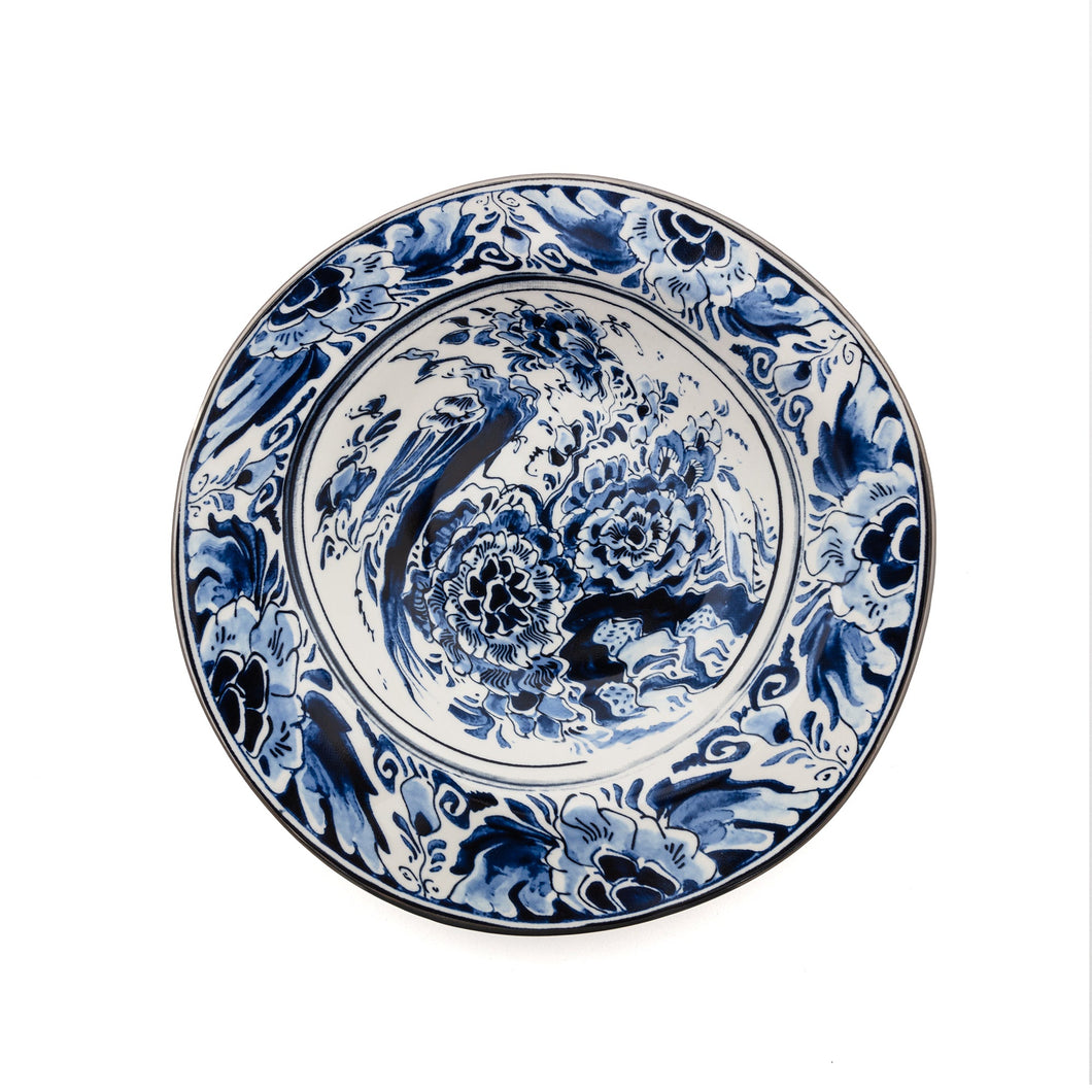 Seletti Classics on Acid - Soup Plate Flower Bird