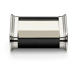 Graf von Faber-Castell Leather And Metal Notelet Box Black