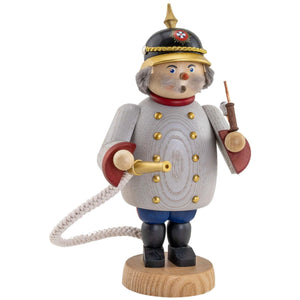 Seiffener Volkskunst Firefighter 7.9" Incense Smoker
