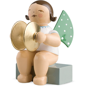 Wendt & Kuhn Angel with Cymbals, Sitting