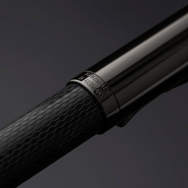 Load image into Gallery viewer, Graf von Faber-Castell Rollerball Pen Guilloche - All Black

