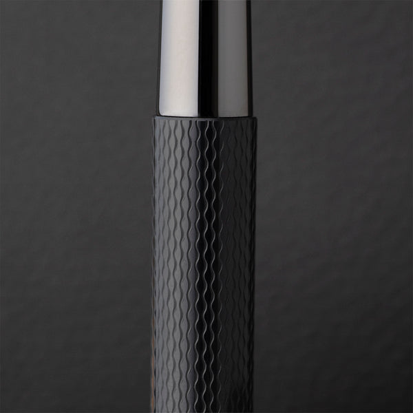 Load image into Gallery viewer, Graf von Faber-Castell Rollerball Pen Guilloche - All Black
