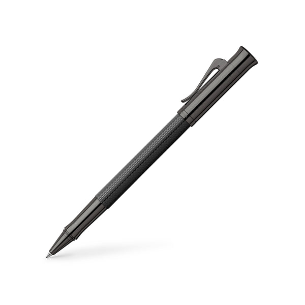 Load image into Gallery viewer, Graf von Faber-Castell Rollerball Pen Guilloche - All Black
