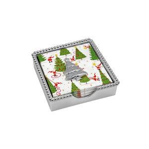 Mariposa Holiday Tree (1574) Beaded Napkin Box Set