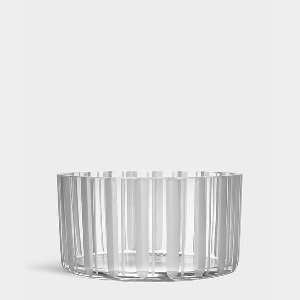 Load image into Gallery viewer, Orrefors Cut In Number Stripes Bowl Small
