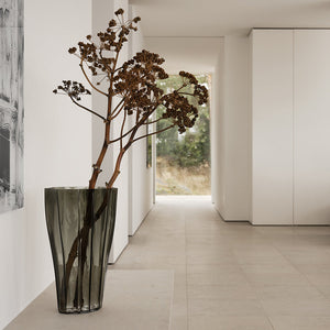 Orrefors Reed Vase Moss Green Large