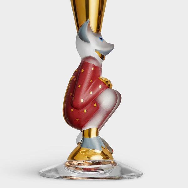 Load image into Gallery viewer, Orrefors Sparkling Devil Champagne Red
