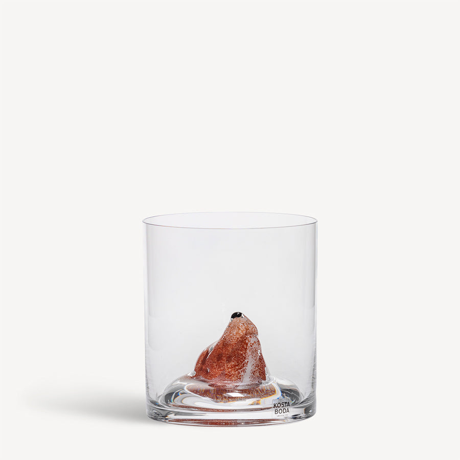 Kosta Boda New Friends Tumbler Fox