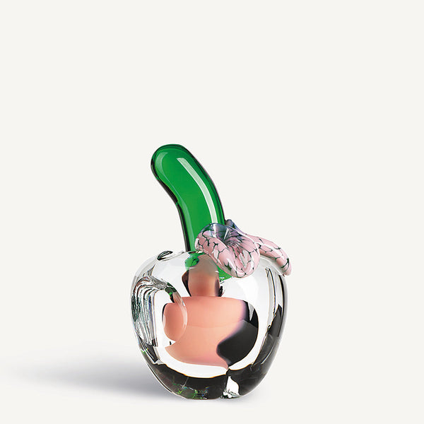 Load image into Gallery viewer, Kosta Boda We Love Apples Clear/Pink
