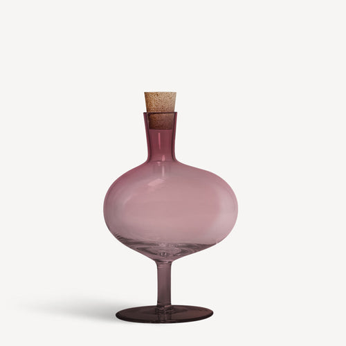 Kosta Boda Bod Bottle Burgundy Medium