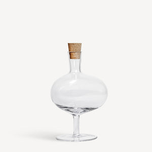 Kosta Boda Bod Bottle Clear Medium - Glass Art Sculpture