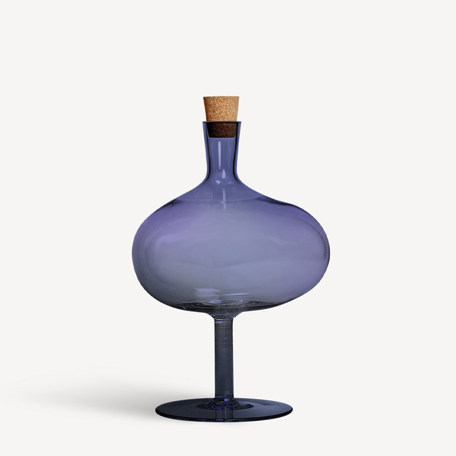 Kosta Boda Bod Bottle Midnight Blue Large