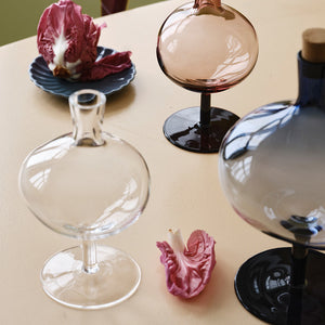 Kosta Boda Bod Bottle Midnight Blue Large