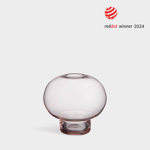 Orrefors Midsummer Red Clover Vase