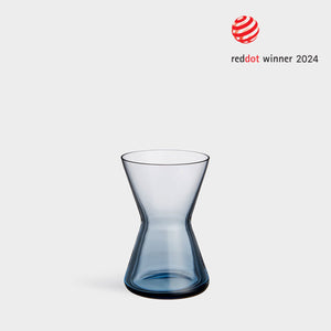 Orrefors Midsummer Peach-Leaved Bellflower Vase