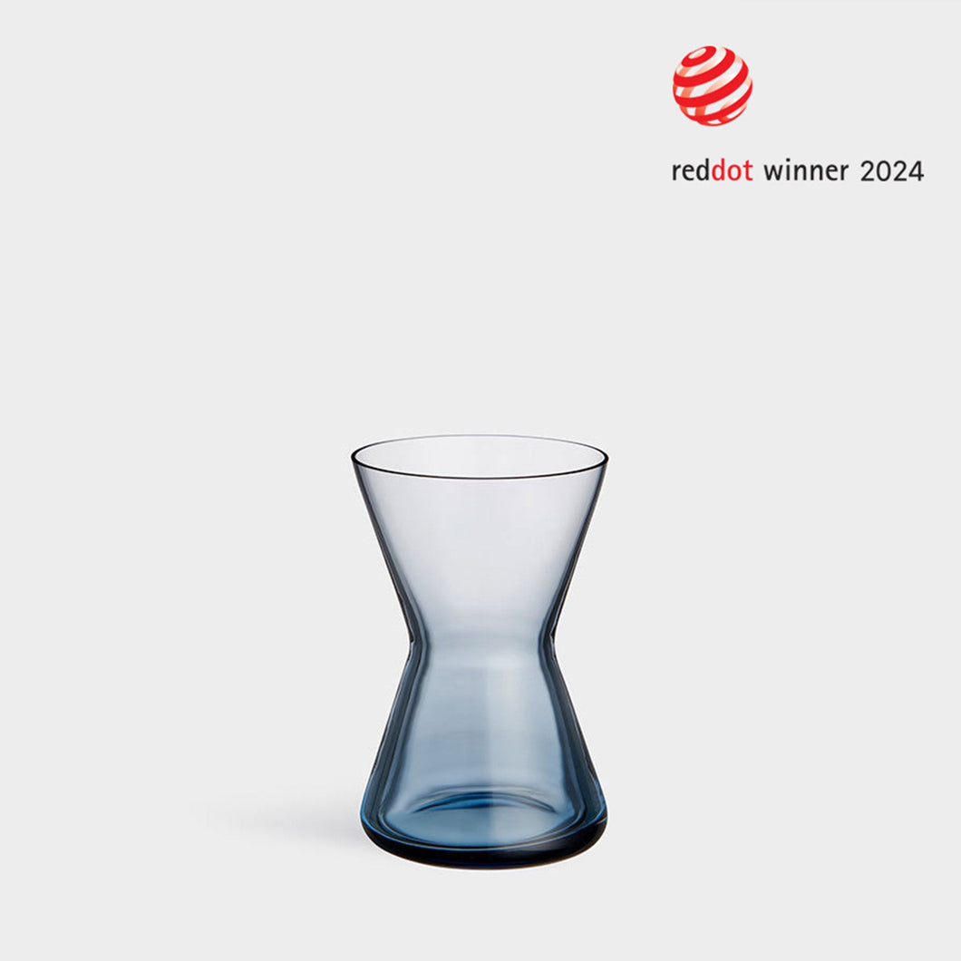 Orrefors Midsummer Peach-Leaved Bellflower Vase