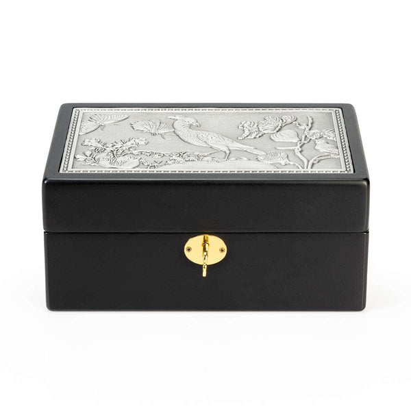 Load image into Gallery viewer, Royal Selangor Merian Black Jewellery Box
