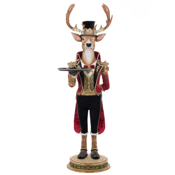 Load image into Gallery viewer, Katherine&#39;s Collection Christmas Ball Reindeer Butler 48-Inch
