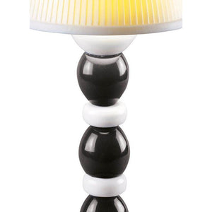 Lladro Palm Firefly Table Lamp - Black and White