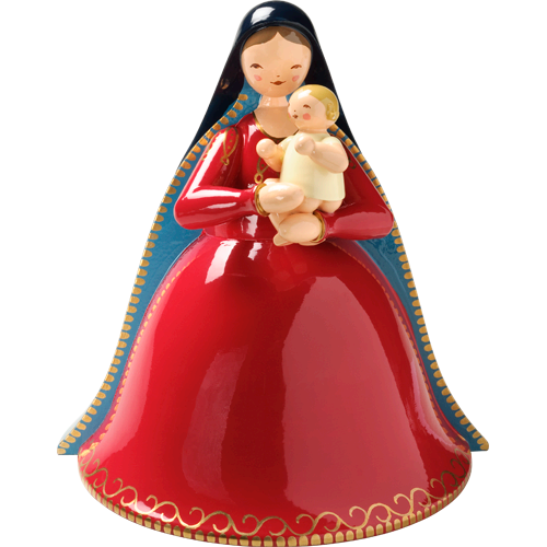 Wendt & Kuhn Madonna with Infant Jesus, Plain Decor Figurine