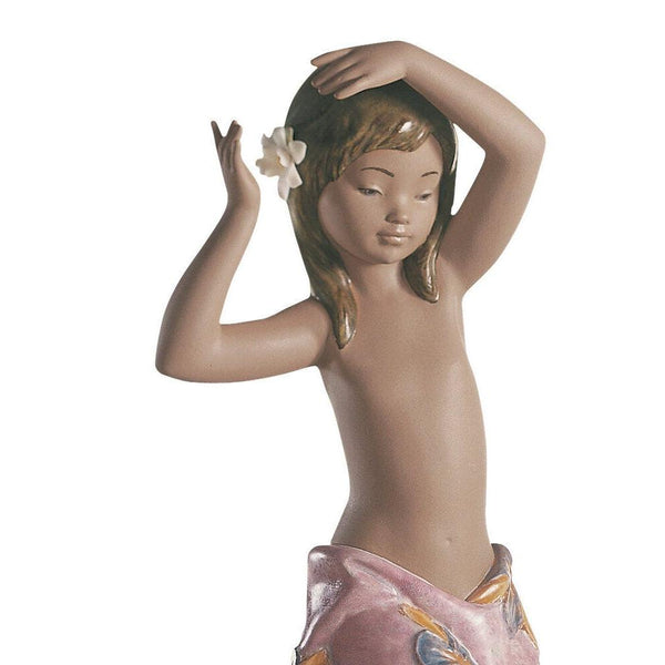 Load image into Gallery viewer, Lladro Tropical Flower Girl Figurine
