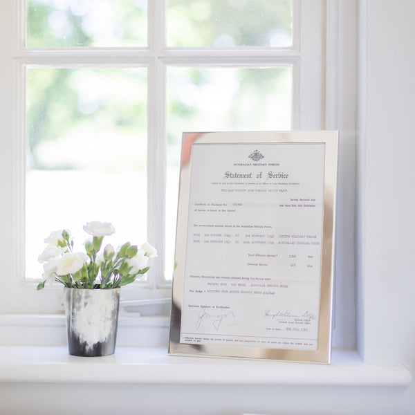 Load image into Gallery viewer, Addison Ross Silver Plated Certificate Frame - A4
