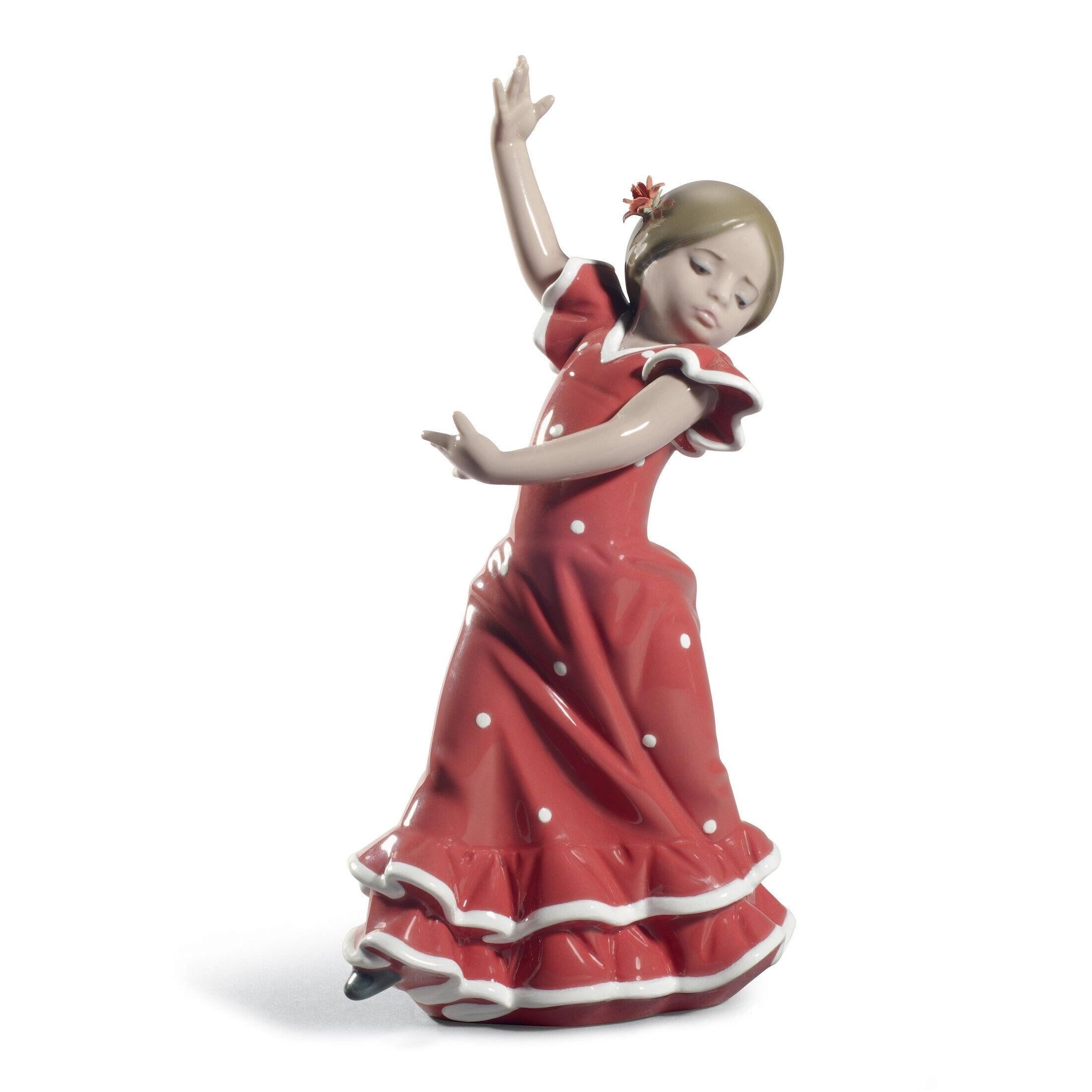 Lladro Lolita Flamenco Dancer Girl Figurine - Red – Lifelong