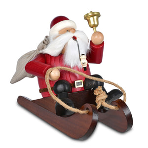 KWO Sledding Santa - 6.3" - Incense Smoker