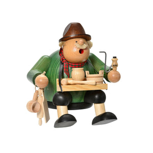 KWO Timber Trader, Sitting - 5.9" - Incense Smoker