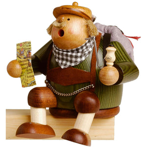 KWO Tourist, Sitting - 5.9" - Incense Smoker