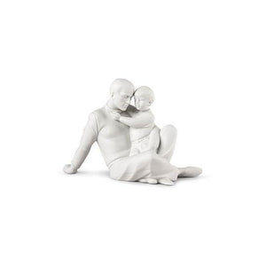 Lladro NAO To Love and Protect (Matte White) - Figurine