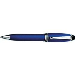 Aurora Ipsilon Satin Blue Ballpoint Pen