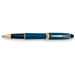 Aurora Ipsilon De Luxe Blue Rollerball Pen