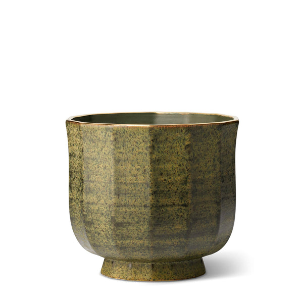 Load image into Gallery viewer, AERIN Delmara Small Cachepot, Cedar
