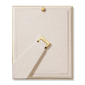 AERIN Classic Croc Leather Frame, Chestnut, 8x10