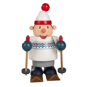 KWO Skier - 4.3" - Incense Smoker