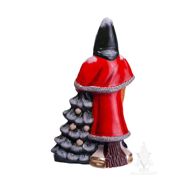 Load image into Gallery viewer, Vaillancourt Folk Art - German Christmas Market Santa in Red - Chalkware Figurine
