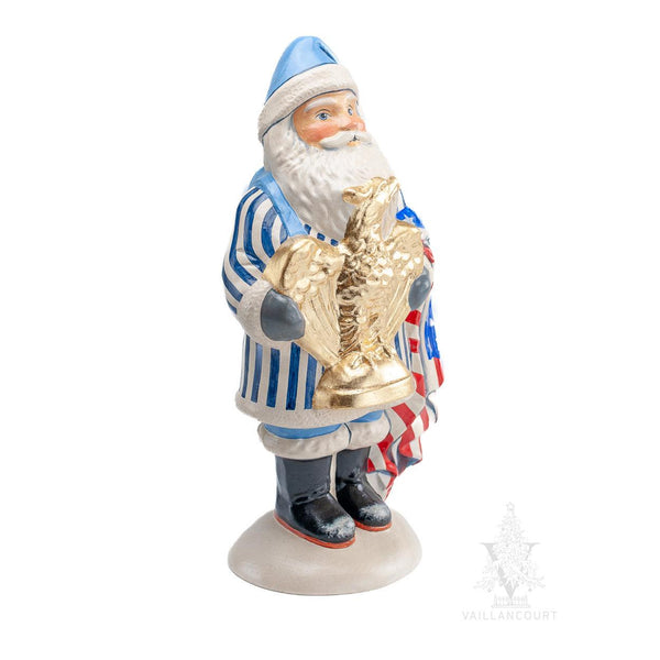 Load image into Gallery viewer, Vaillancourt Folk Art - Founding Freedoms Santa - Chalkware Figurine
