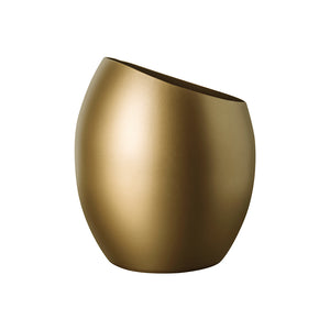 Mepra Mercurio Wine Bucket / Vase Cm. Diam 7.5" Materic Gold - Materic Gold