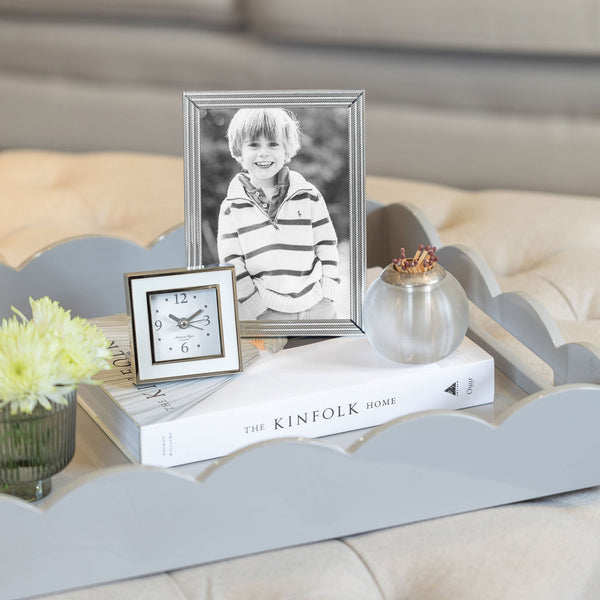 Load image into Gallery viewer, Addison Ross Herringbone Silver Plated Photo Frame - 4 x 6 in
