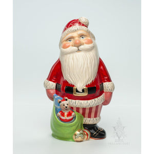 Vaillancourt Folk Art - Large Jolly Santa - Chalkware Figurine
