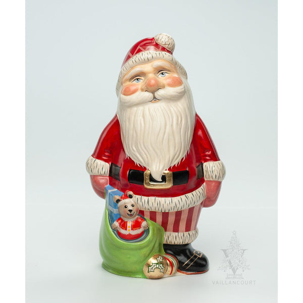 Load image into Gallery viewer, Vaillancourt Folk Art - Large Jolly Santa - Chalkware Figurine
