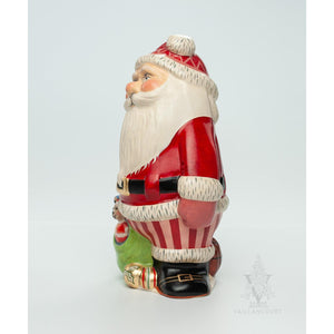 Vaillancourt Folk Art - Large Jolly Santa - Chalkware Figurine