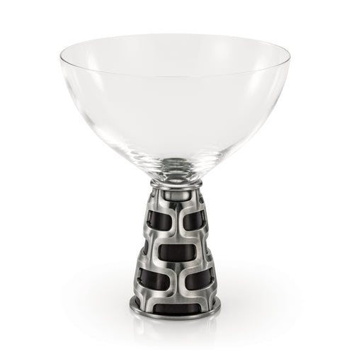 Royal Selangor Cell Champagne Coupe With Wood